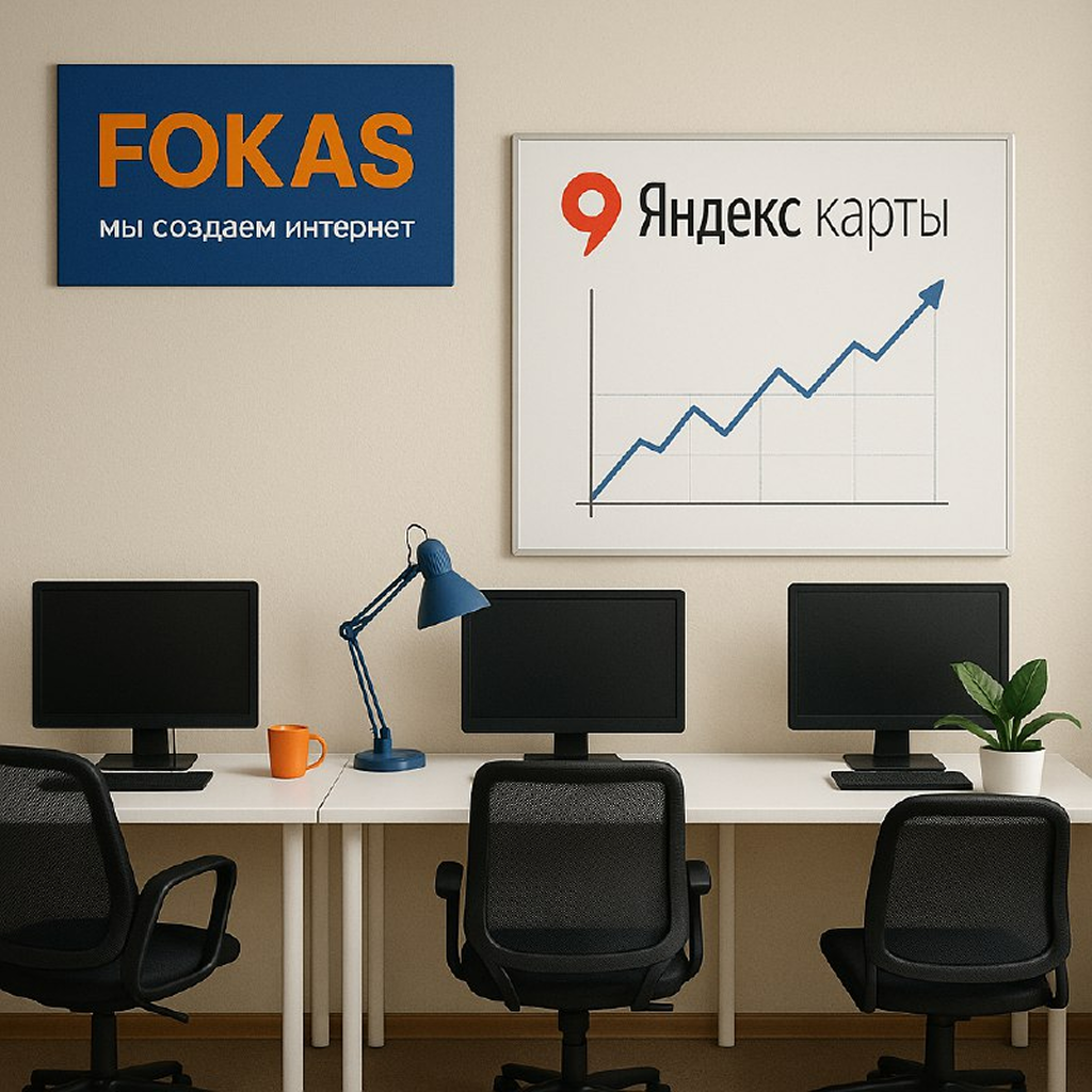 FOKAS продвигает компанию в Яндекс картах