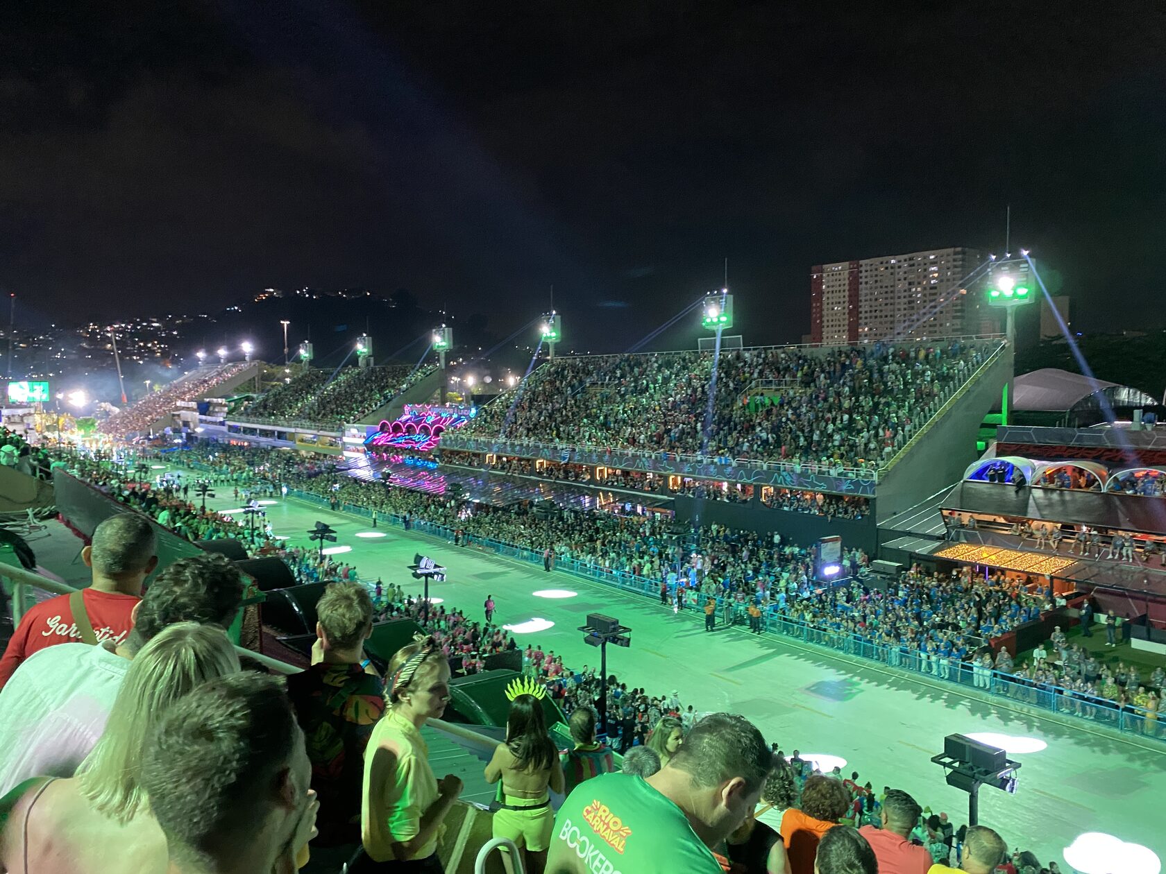 Вид на карнавал в Рио-де-Жанейро