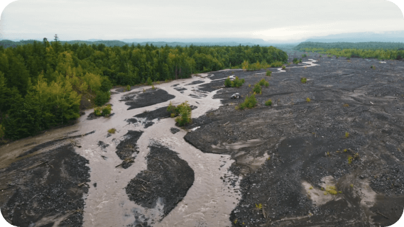 Горные реки на Камчатке