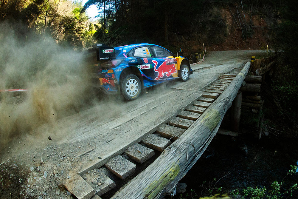 Отт Тянак и Мартин Ярвеоя, Ford Puma Rally1 (YX22 FCD), ралли Чили 2023/Фото: Jaanus Ree/Red Bull Content Pool