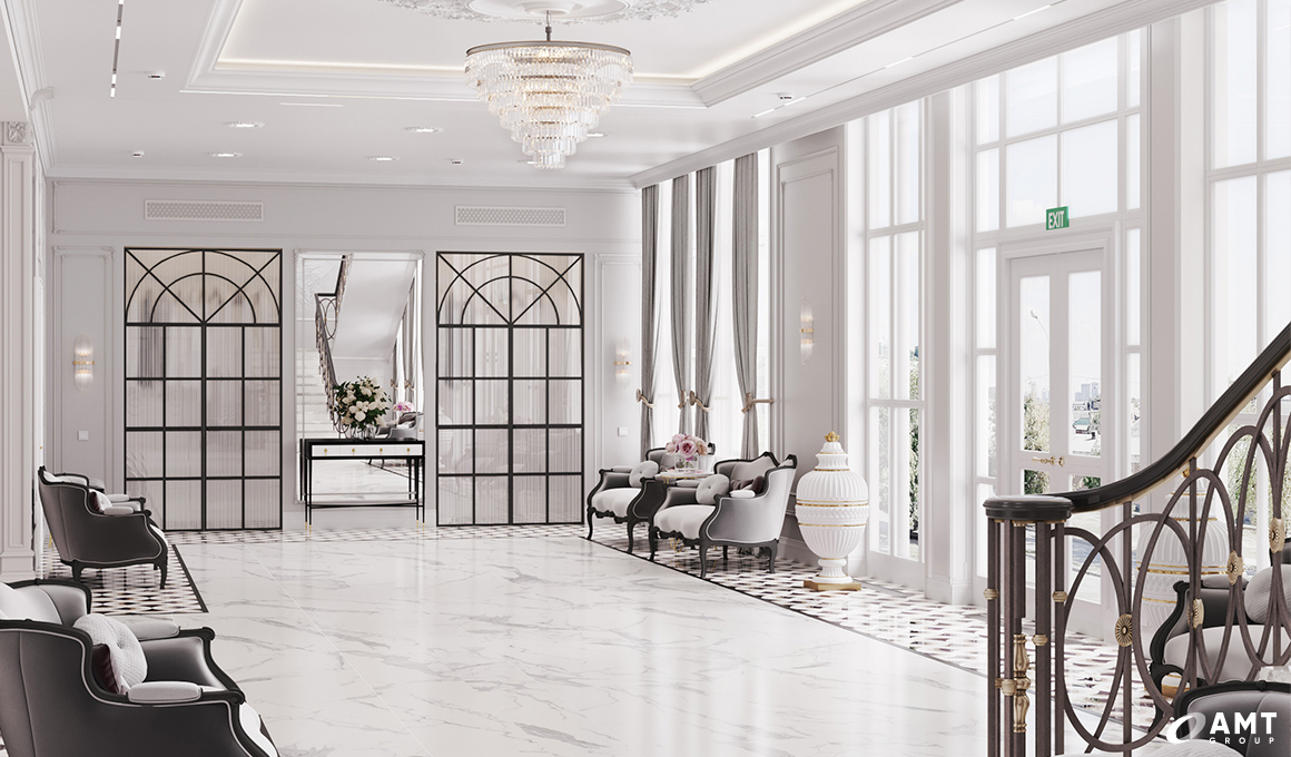 Главный вестибюль дома торжеств Prince Palace