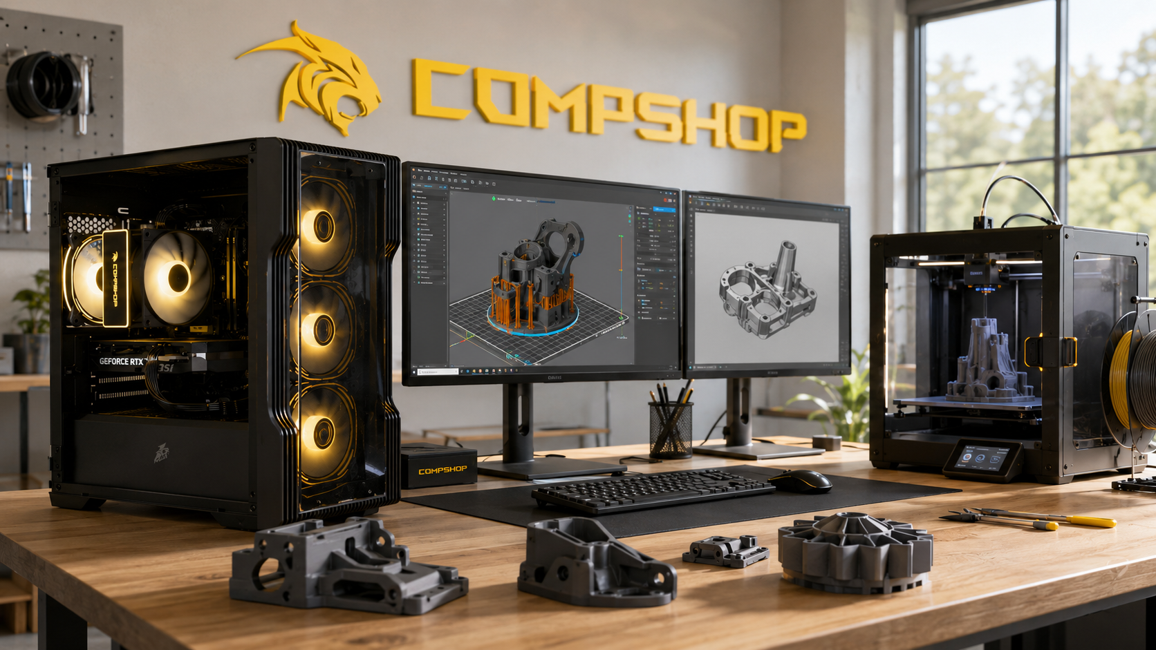 Компьютер CompShop для 3D-печати и слайсинга