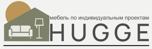Логотип HUGGE-мебель по индивидуальным проектам