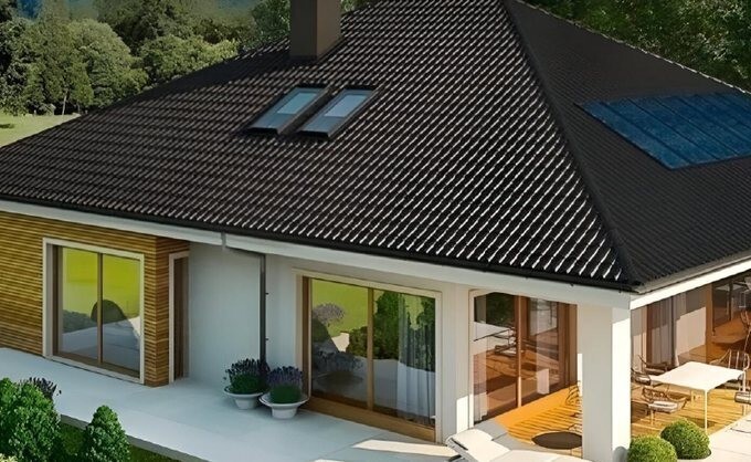 Проект дома 141.6 м², 1 этаж