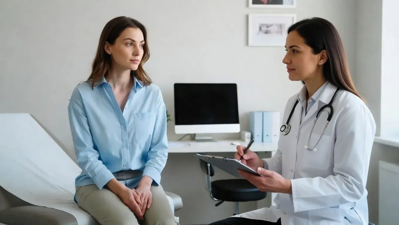 женщина обратилась к гинекологу