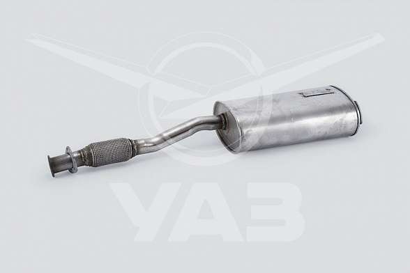 Глушитель УАЗ Хантер ЗМЗ-5143, ЕВРО-3 (нерж.) с гофрой