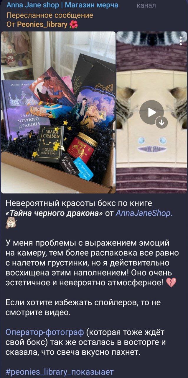 Anna Jane Shop — мерч по книгам Анны Джейн