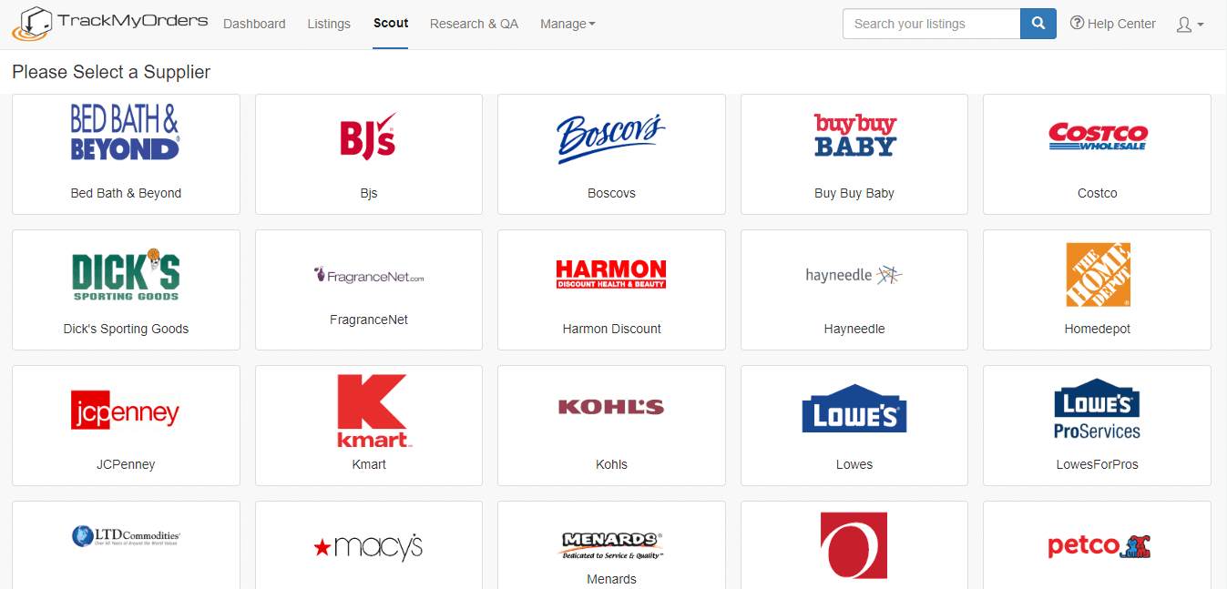 Amazon Dropshipping Products Scout & Listings App Amazon Drop