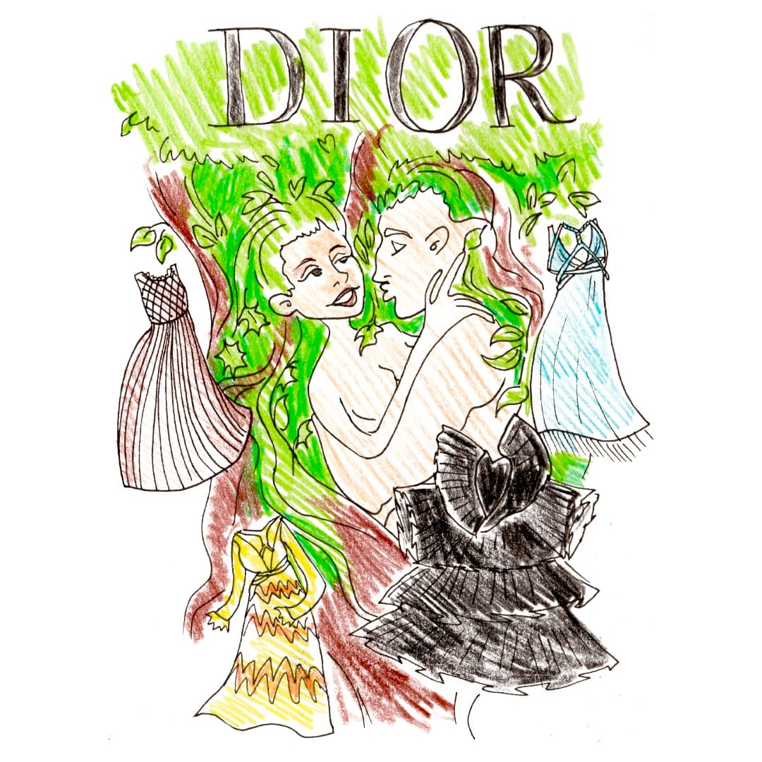 фильм о новой коллекции Dior