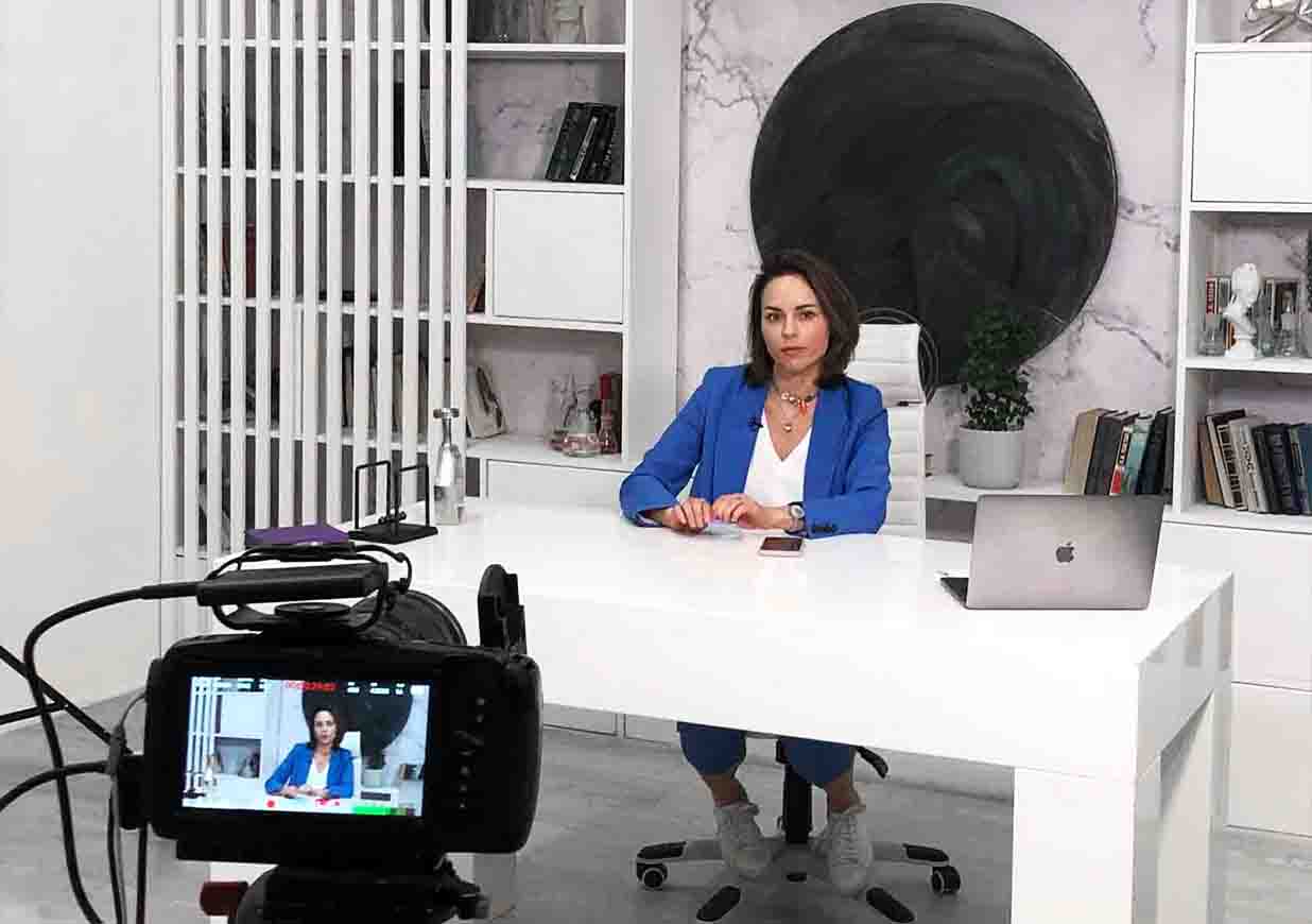 Съёмка мастер-класса в студии