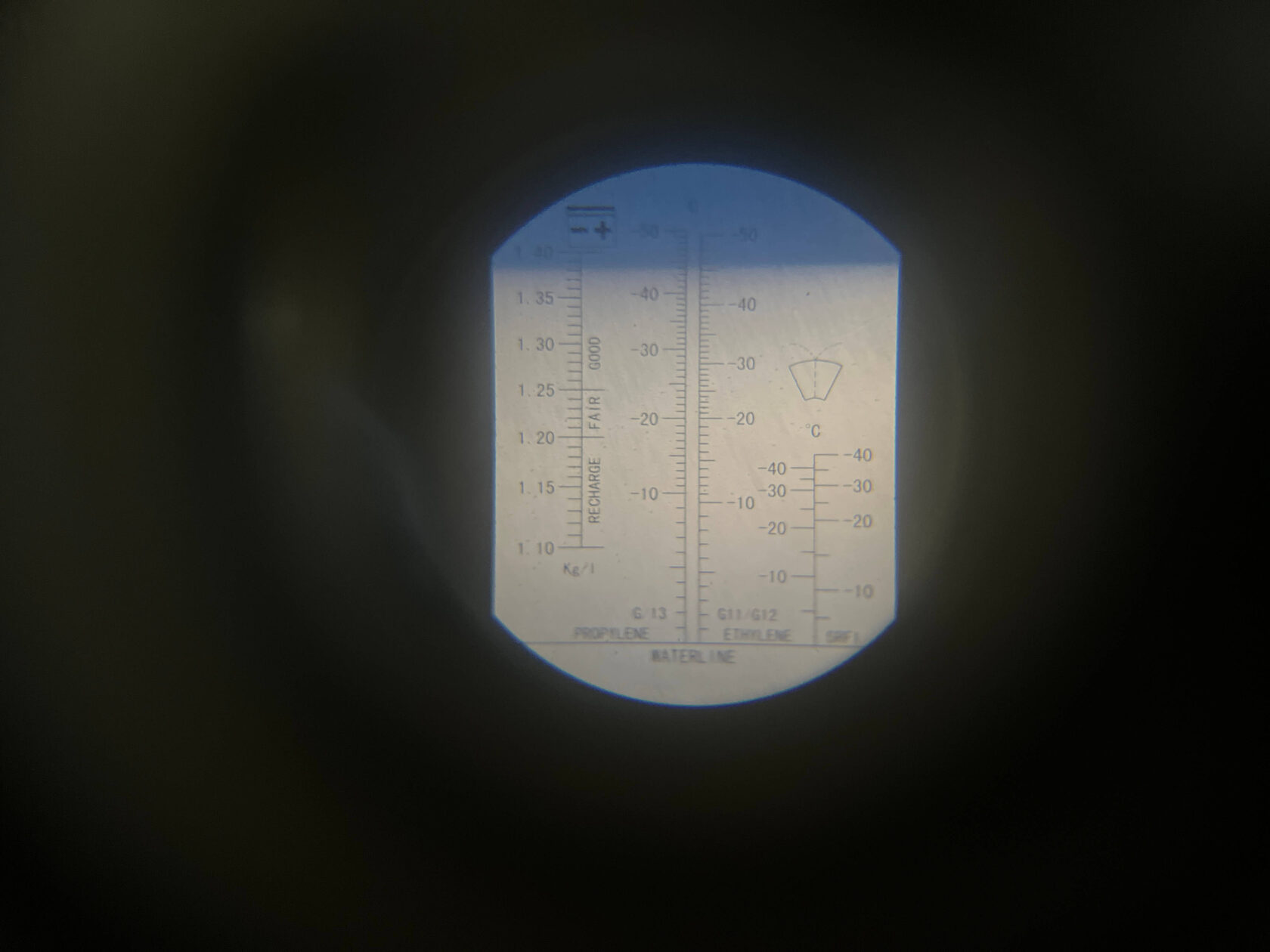 Рефрактометр антифриз Митсубиси