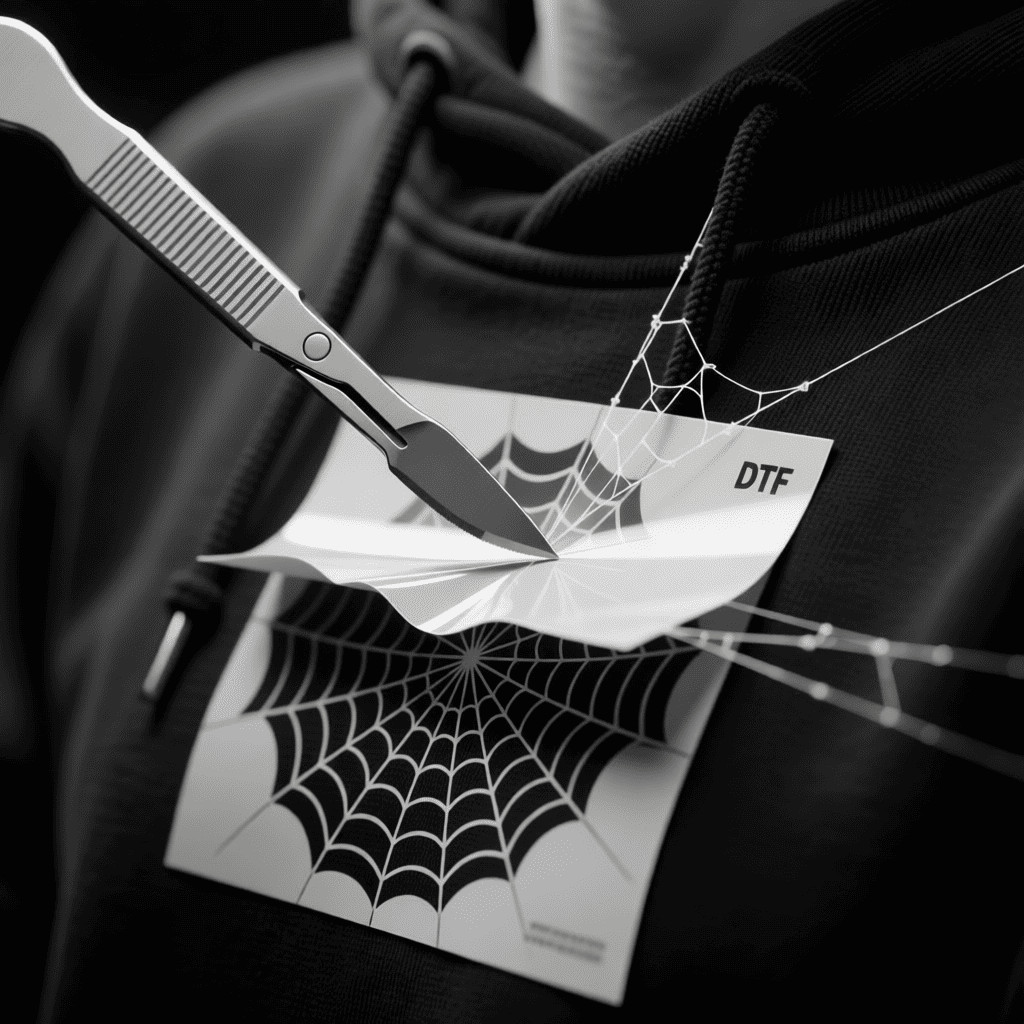 Как снять DTF печать с одежды?