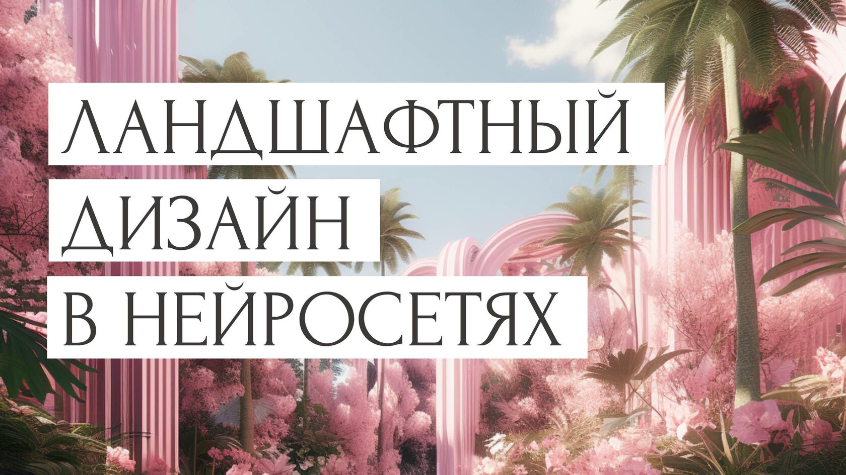 Нейросеть для ландшафтного дизайна