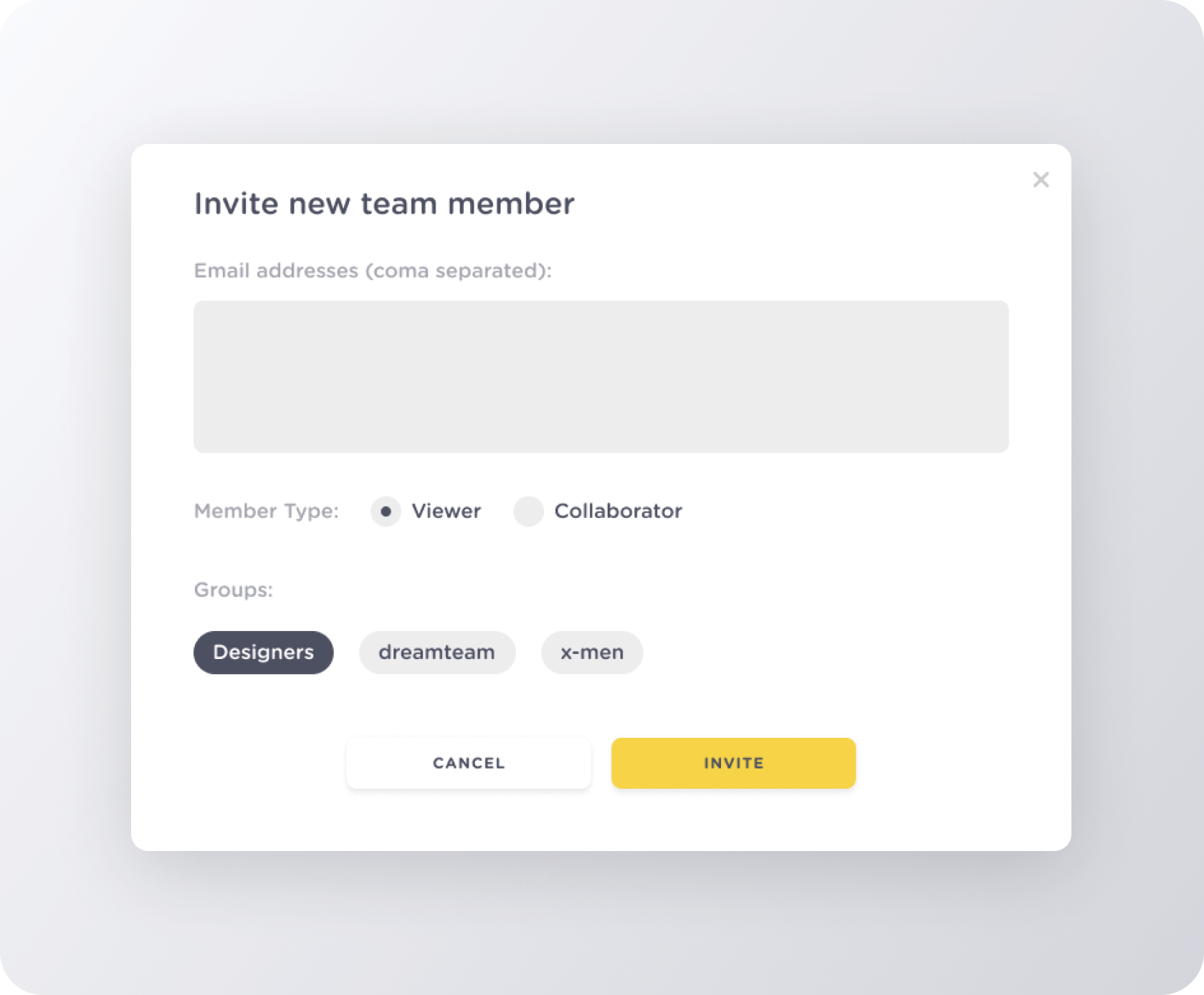 Приглашение к совместному редактированию