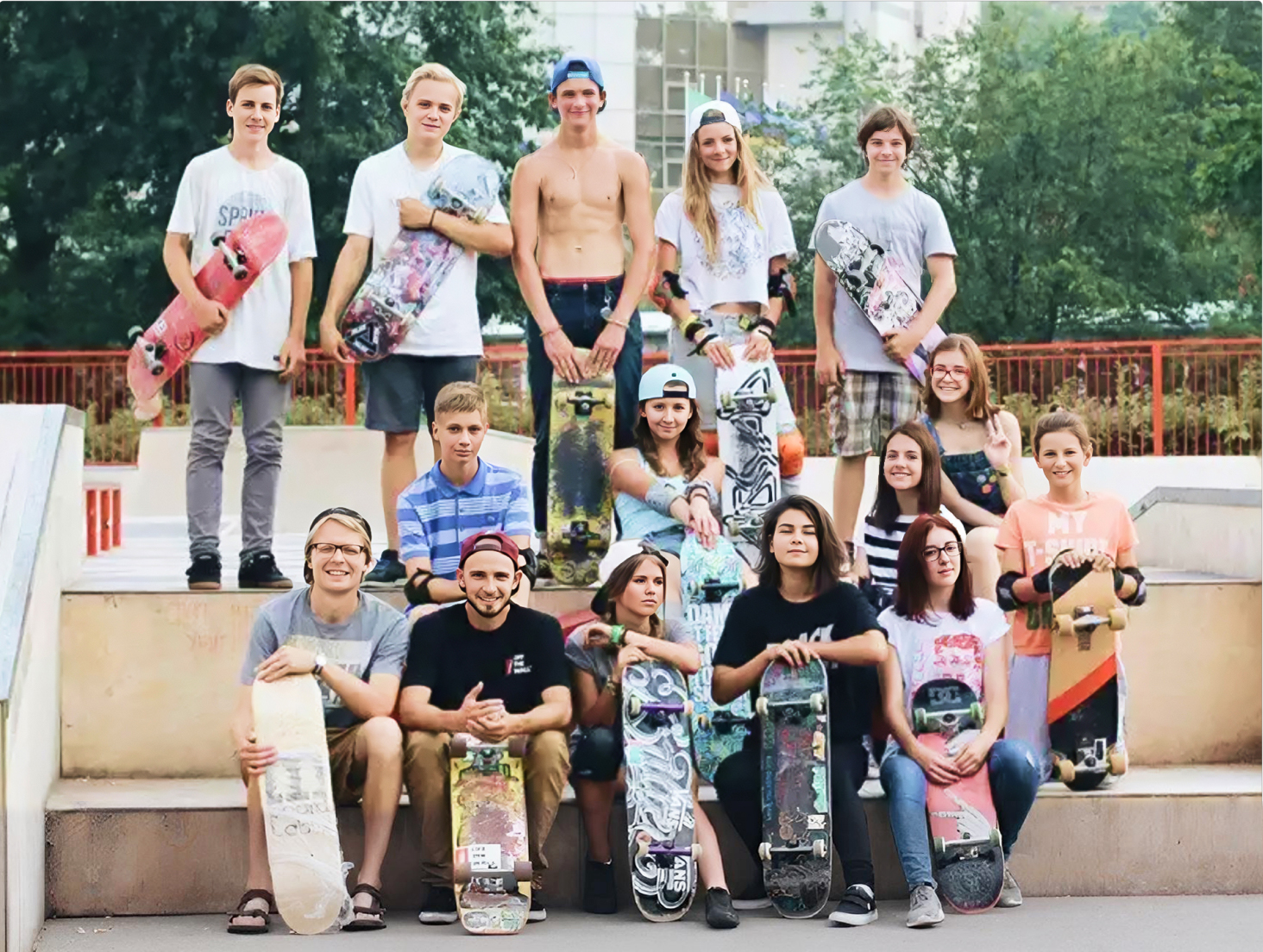 ученики спортивной школы Bro School