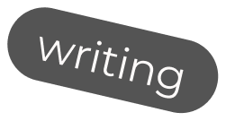 серая плашка writing письмо