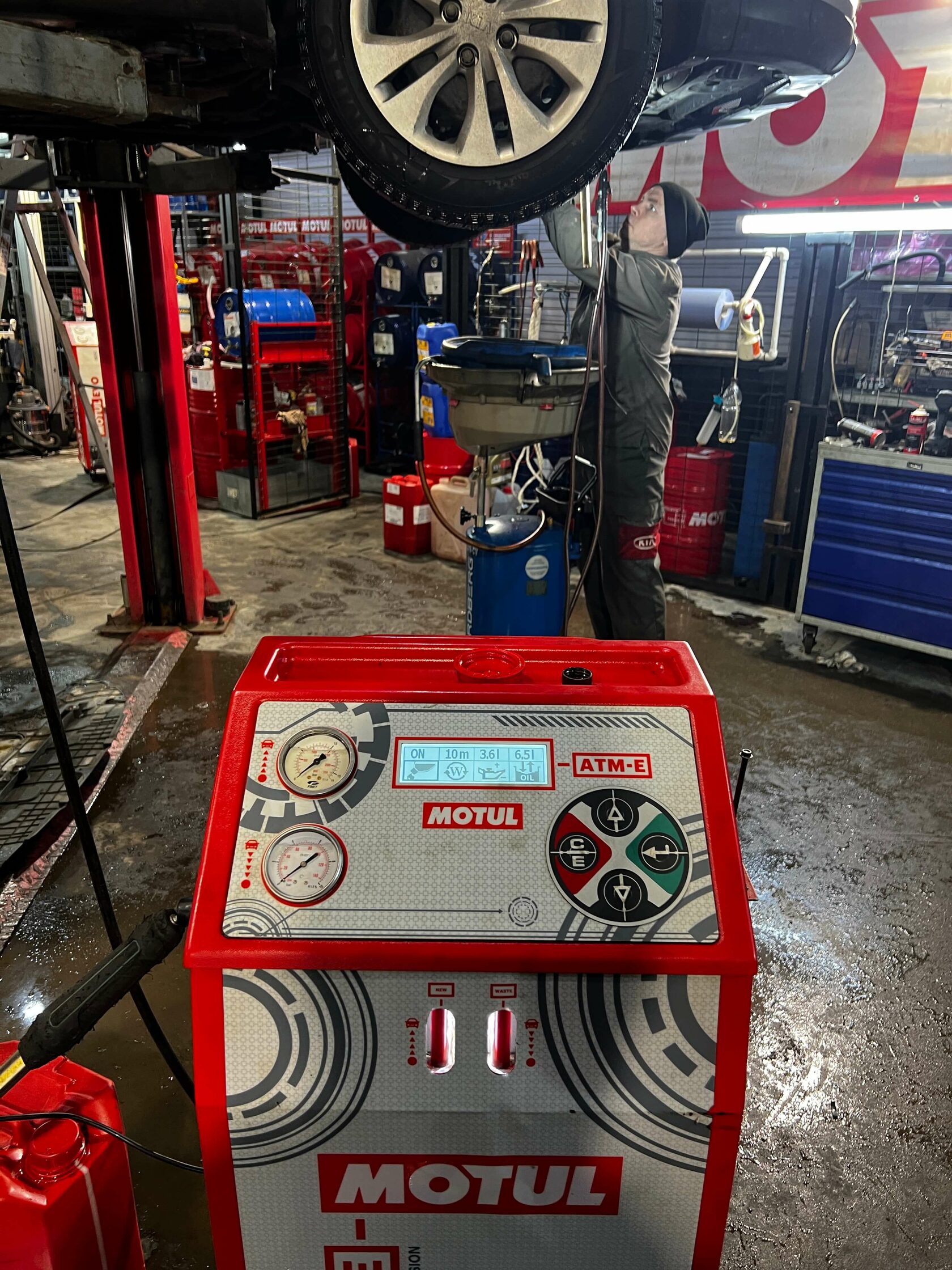 Состояние старого масла в Kia Rio