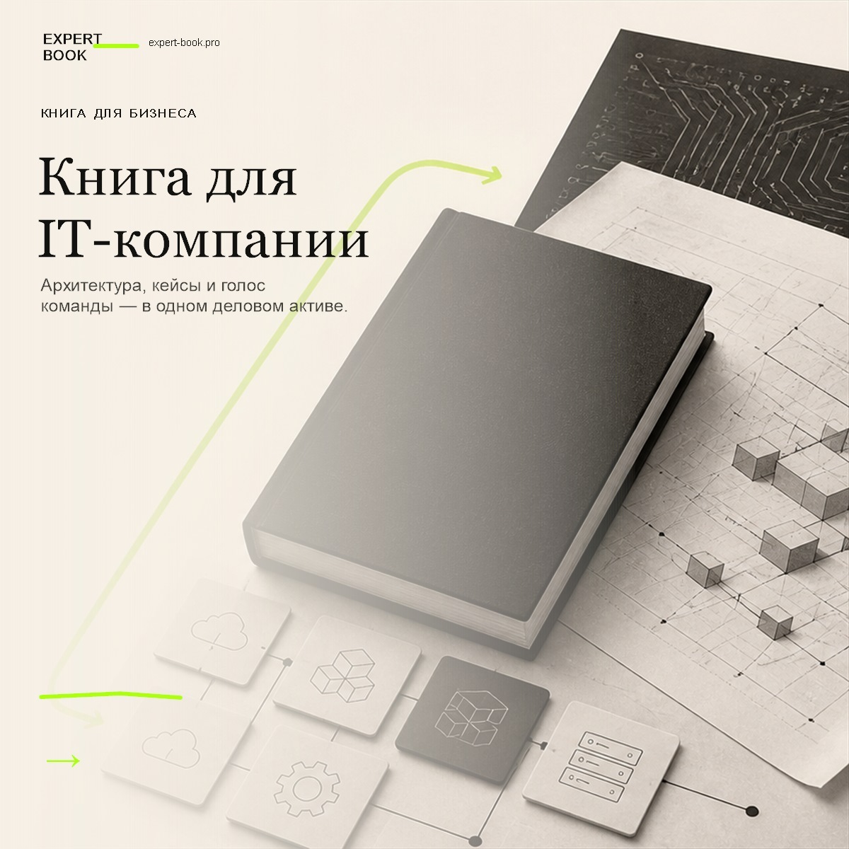 Обложка статьи «Как IT-компании написать книгу» — Expert Book
