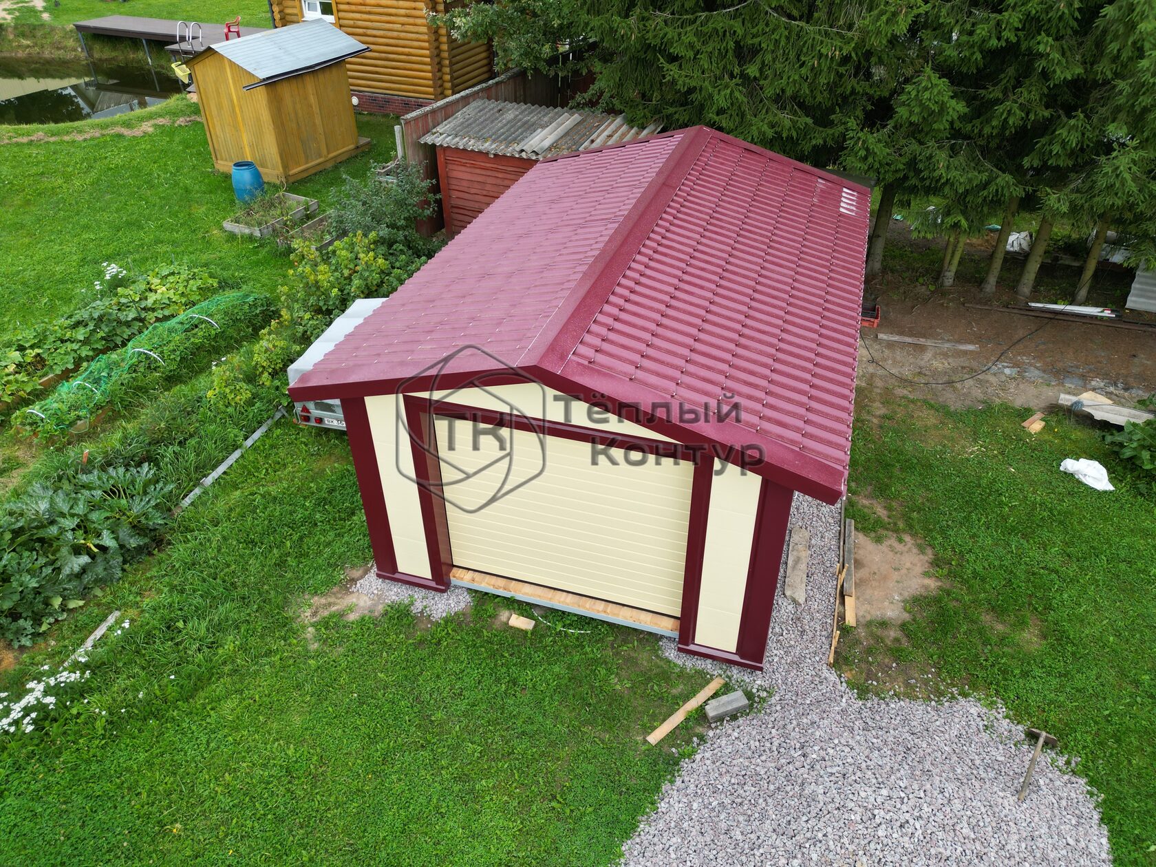 Кущёвской металлические дома гараж