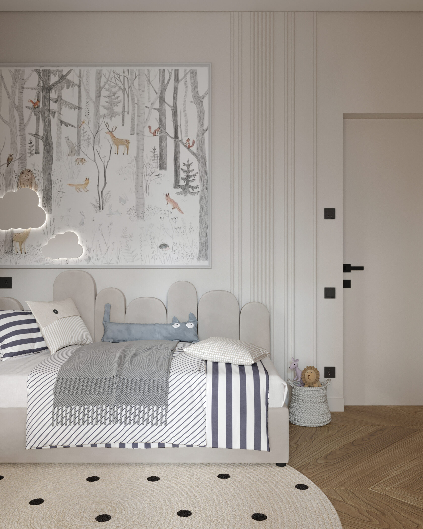 интерьер спальни в квартире 