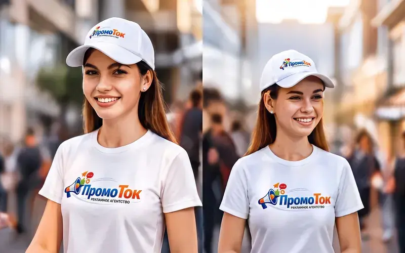 Промоутеры «ПромоТок» в фирменных футболках