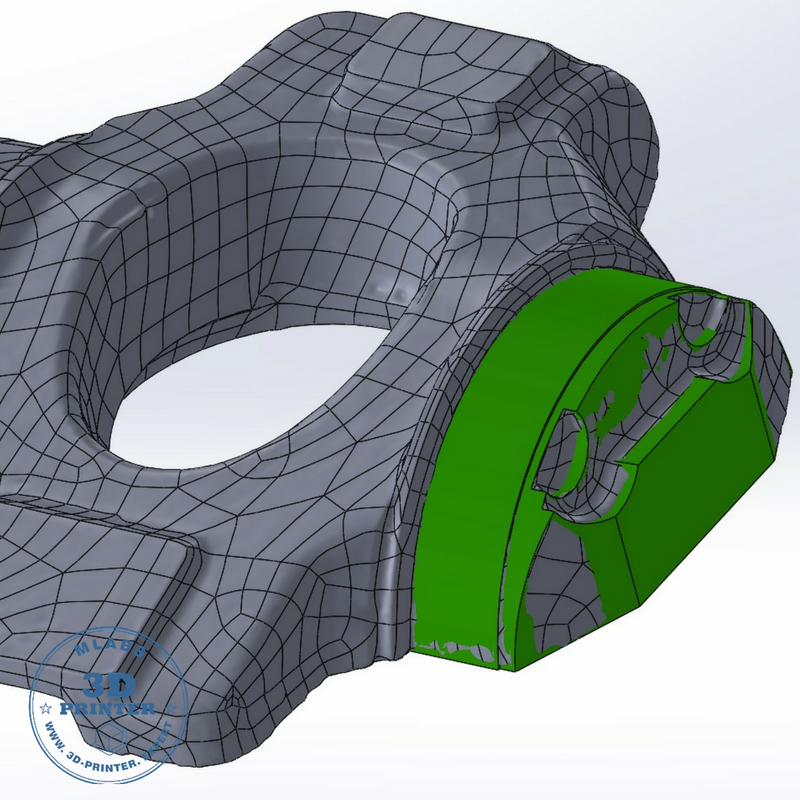 3d модель детали принтера. Zw3d 2022 RC. 3d моделирование 22.02.2022. 3д моделирование солидворк. Полигональное моделирование в solidworks.