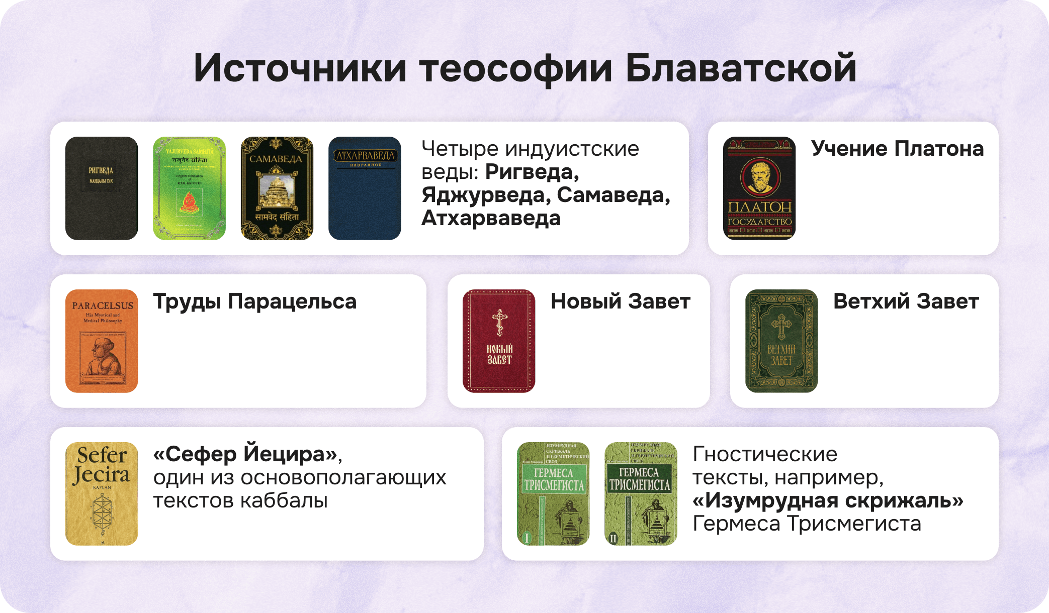 источники теософии блаватской, источники тайной доктрины