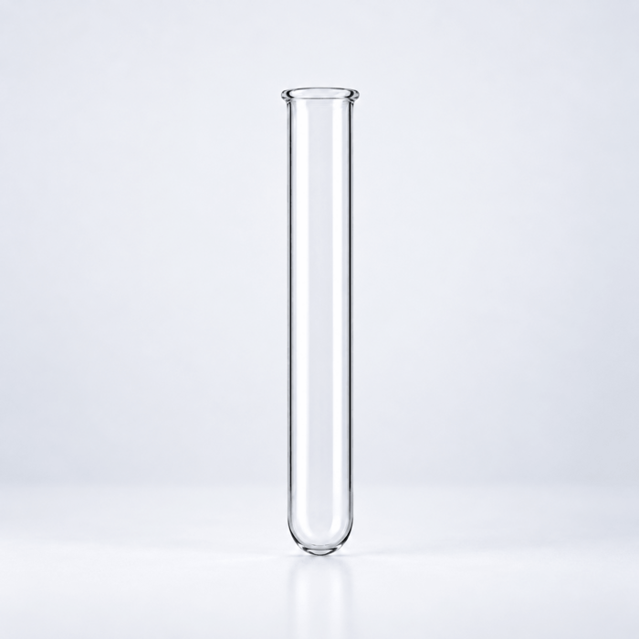 Пробирка с кромкой, с закруглённым дном