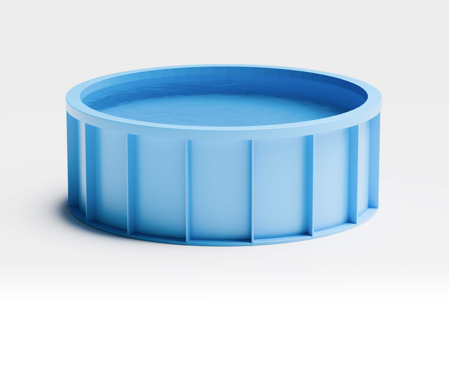 Круглая полипропиленовая ёмкость