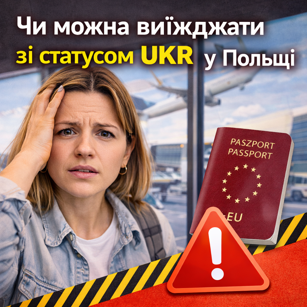 Чи можна виїжджати зі статусом UKR у Польщі