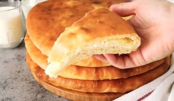 Приготовление осетинских пирогов с картошкой и сыром в духовке: шаг 22