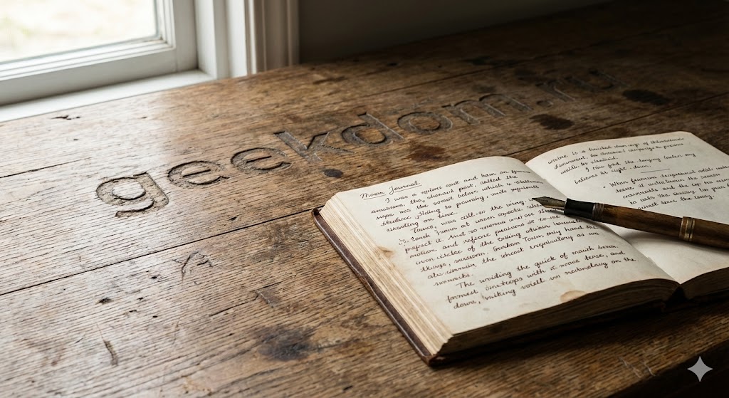 Блокнот и ручка на деревянном столе для записи целей