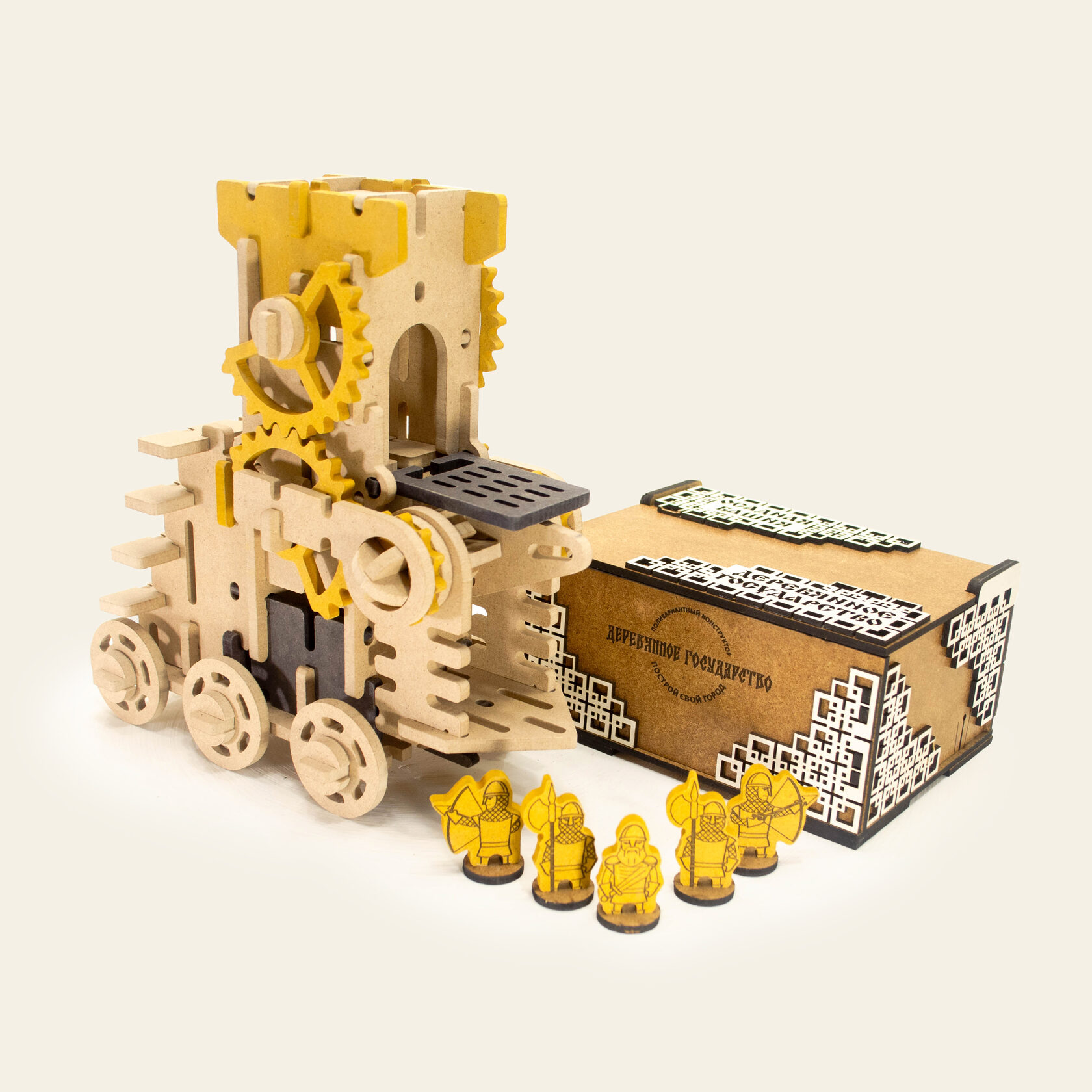 Деревянный конструктор «Осадная башня» из серии «Орудия Деревянного государства»