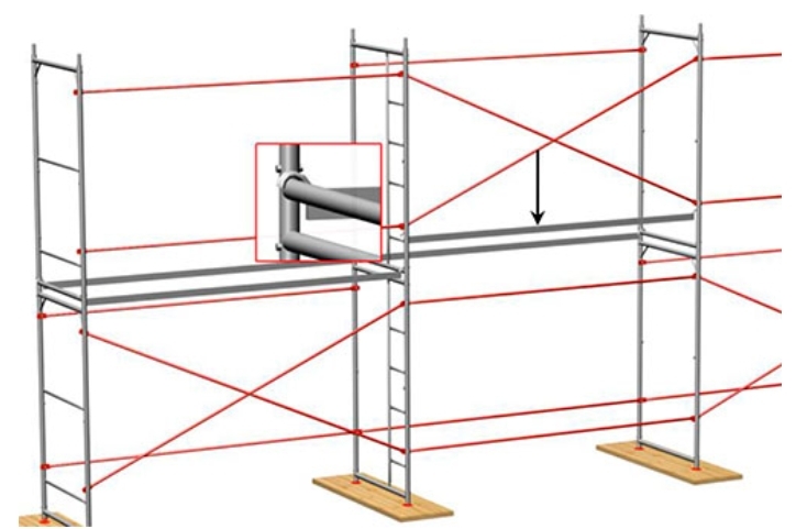 Проект установки лесов строительных