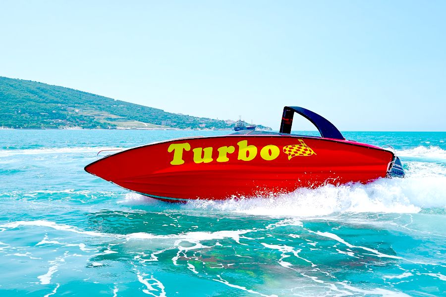 Скоростной катер Турбо в Кабардинке. Туристика-лайф