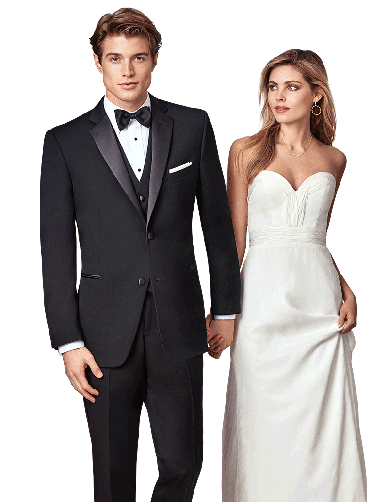 Свадебные платья и мужские костюмы
