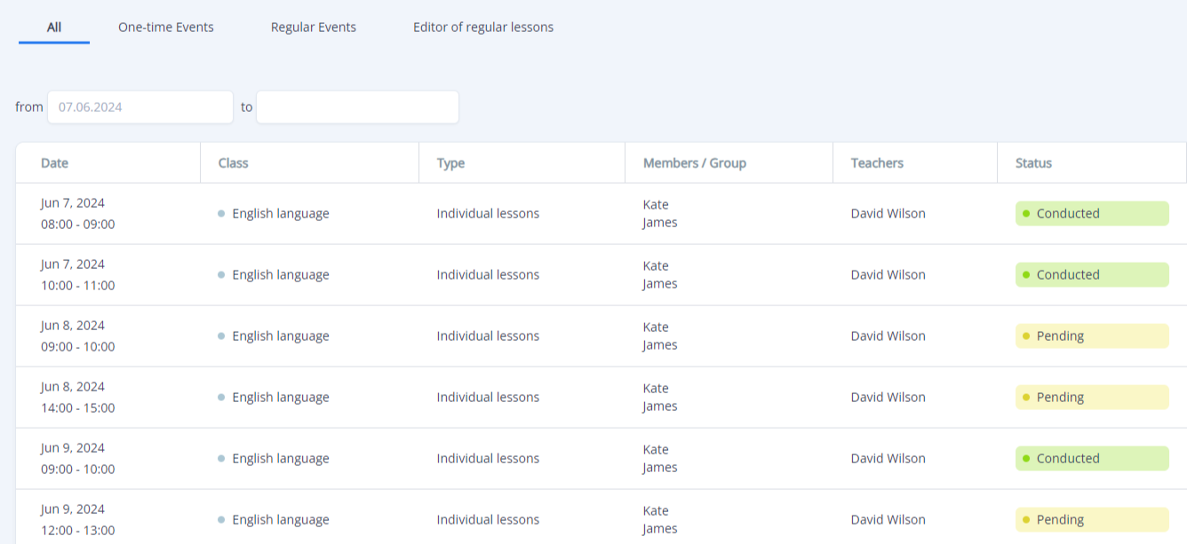 School Management System, school class schedule, School Administration, Educational Management System, Student Information System, Online School Management, School Scheduling, CRM for online school , CRM for online education