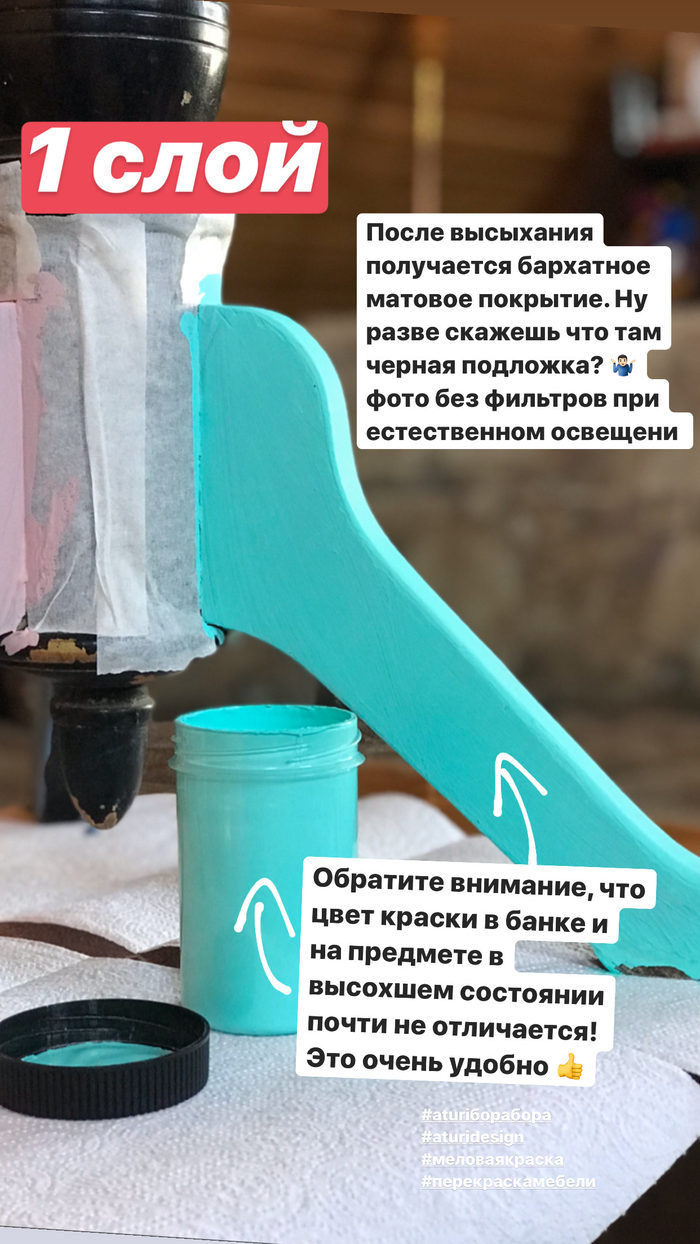 "Меловой бархат" краска для мебели и декора нового поколения от Aturi ...