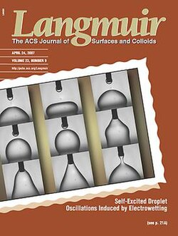 Обложка журнала «Langmuir»
