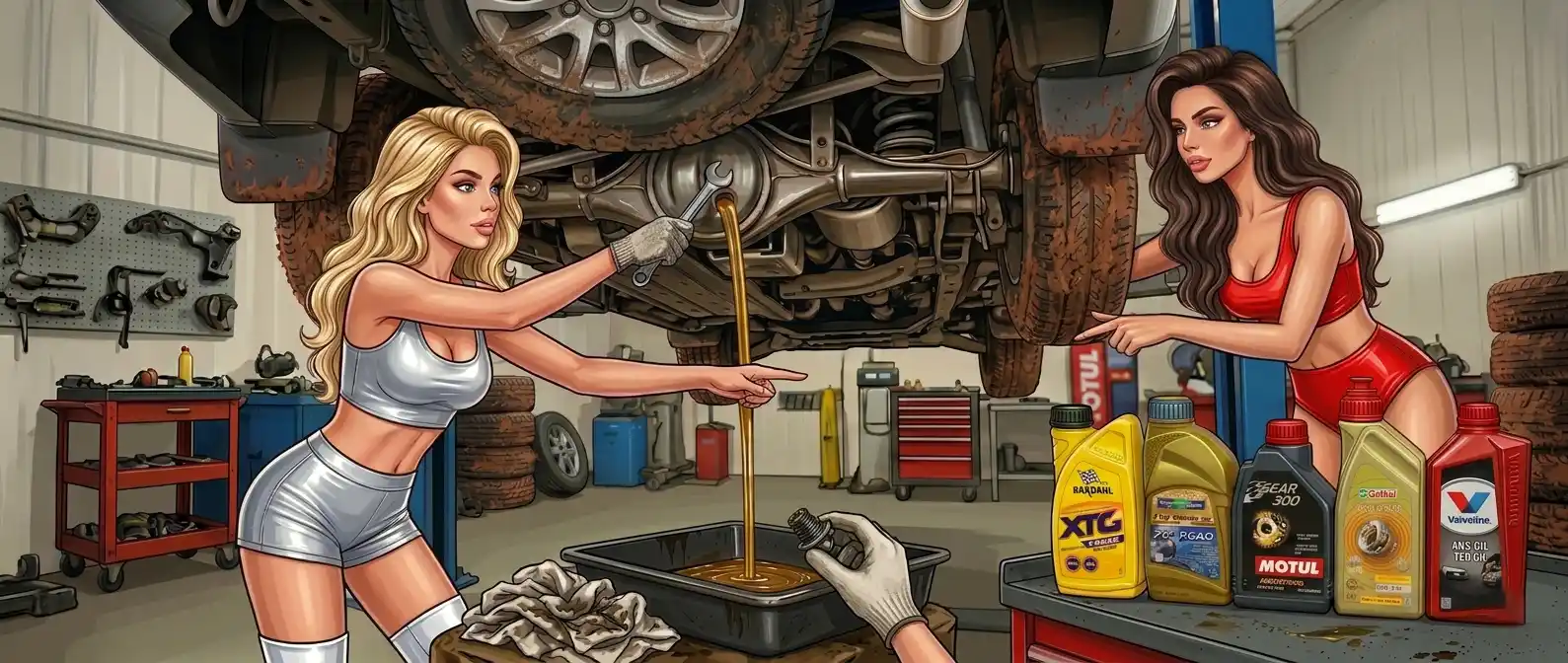 Замена масла в редукторе