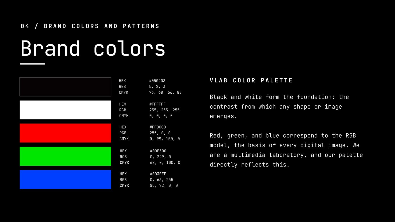 VLAB Brand
  Guidelines — p. 9