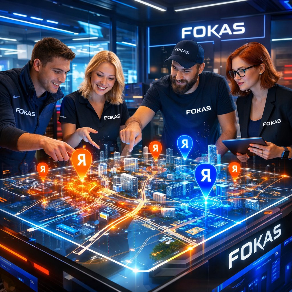 Ростова-на-Дону с регистрацией компаний FOKAS на Яндекс.Картах