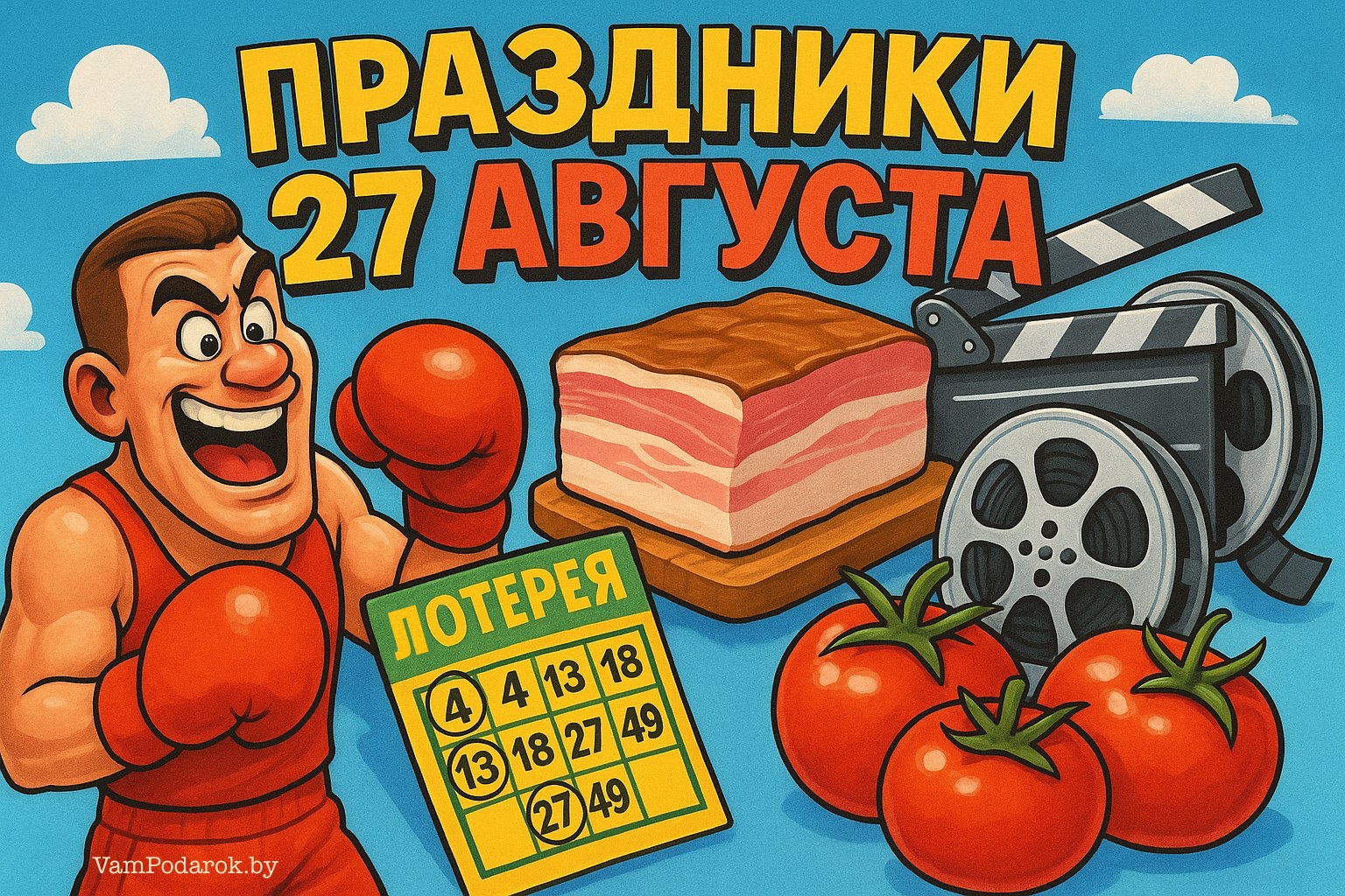 Праздники 27 августа 2025 года: Международный день бокса, День лотереи, День мемов, День каменщика и другие события