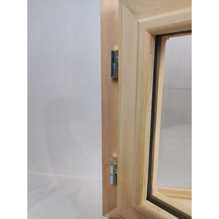 окно кедр прозрачный стеклопакет