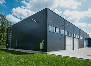 Автосервис из сэндвич-панелей