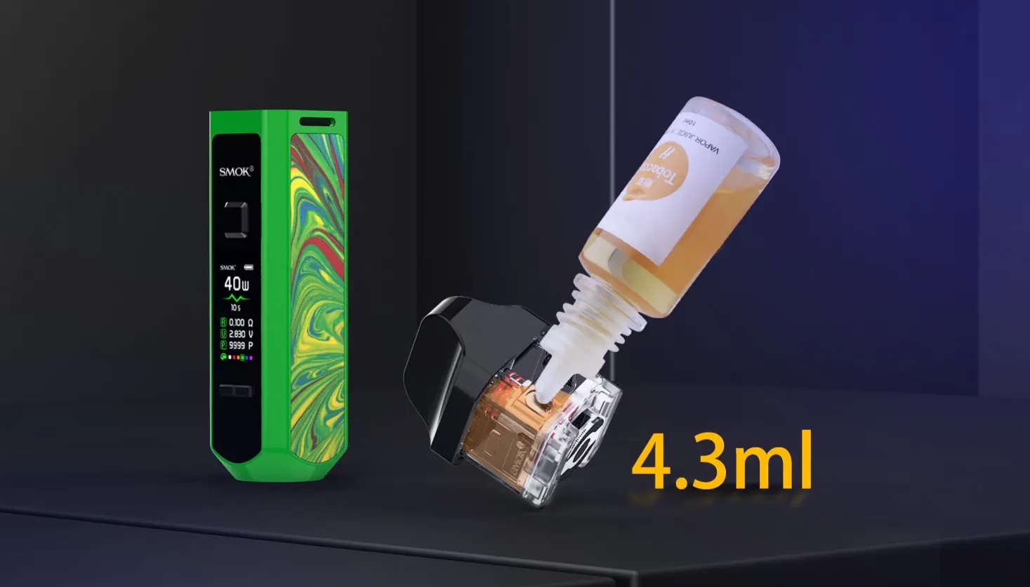 Rpm 40 smok как настроить дисплей