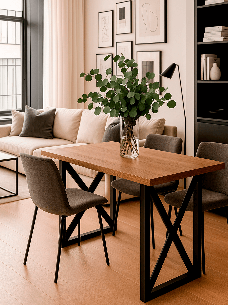 Подстолья из толстостенной профильной трубы (2 мм) для высокой нагрузки