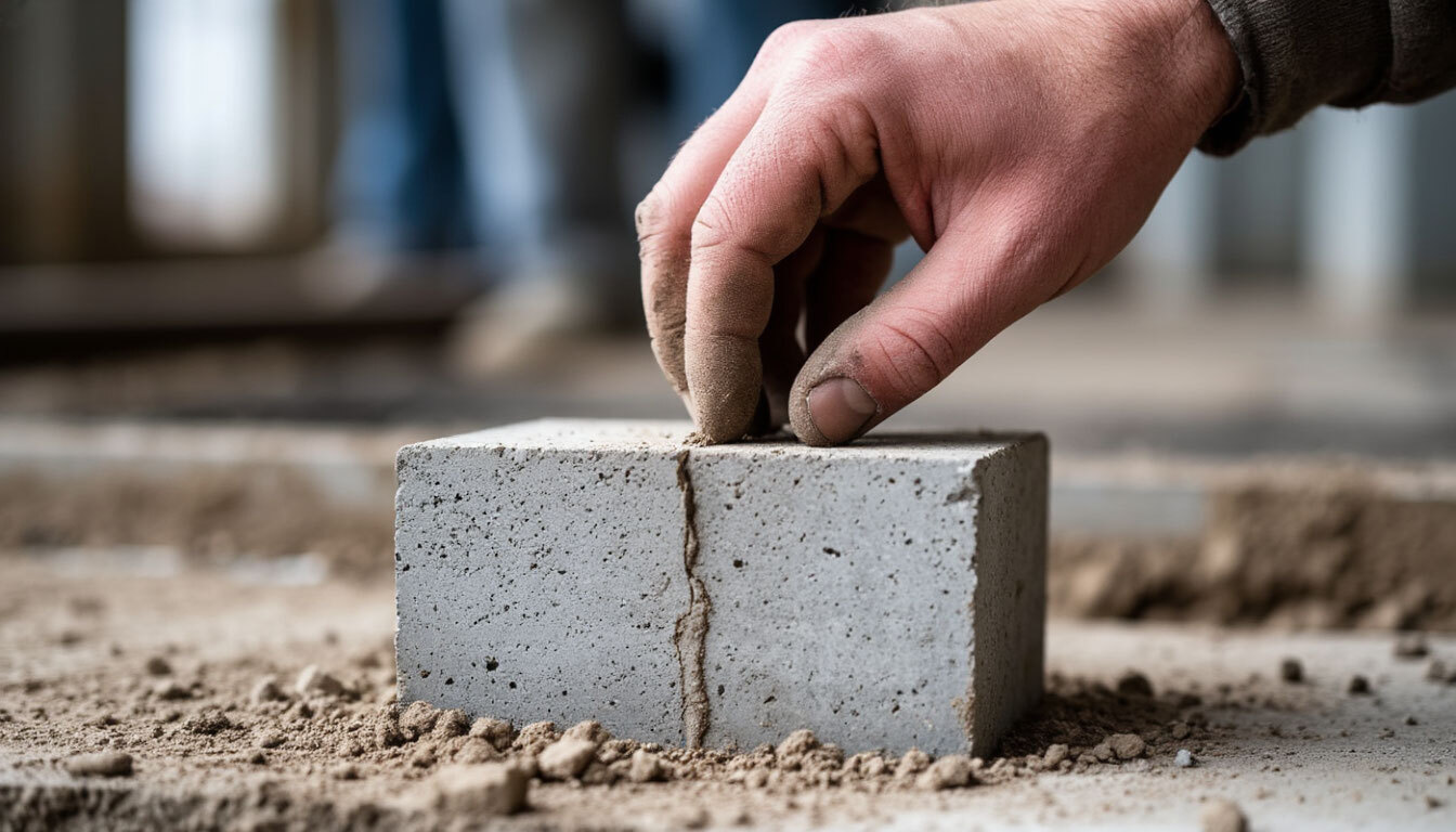 Контроль прочности бетона по образцам