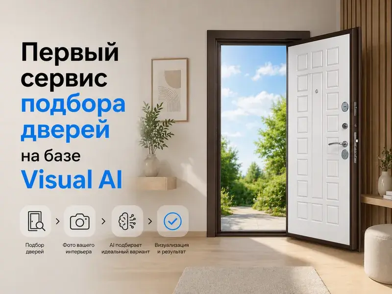 Первый сервис подбора входных дверей на базе Visual AI