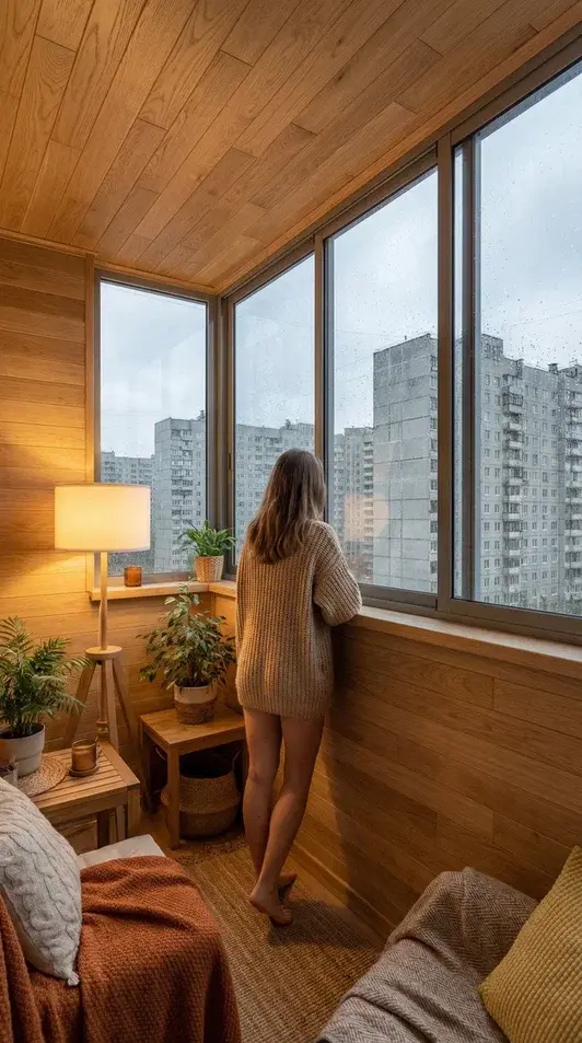 Уютный балкон